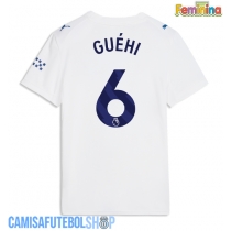 Camisa de time de futebol Manchester City Marc Guehi #6 Replicas 3º Equipamento Feminina 2026-27 Manga Curta